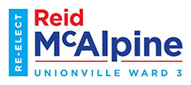 Reid McAlpine Re-Election Logo Ward 3 Markham Unionville Ontario
